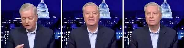 Watch: Finger-Lickin' Good? Awkward Lindsey Graham Moment Caught on Fox News