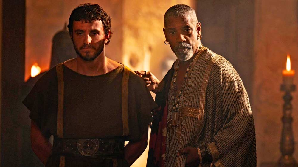 Denzel Washington's Gay Kiss Cut from 'Gladiator II'